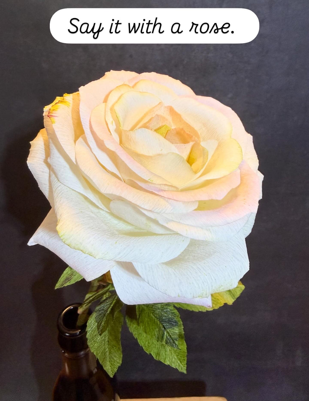Long Stem Large Rose