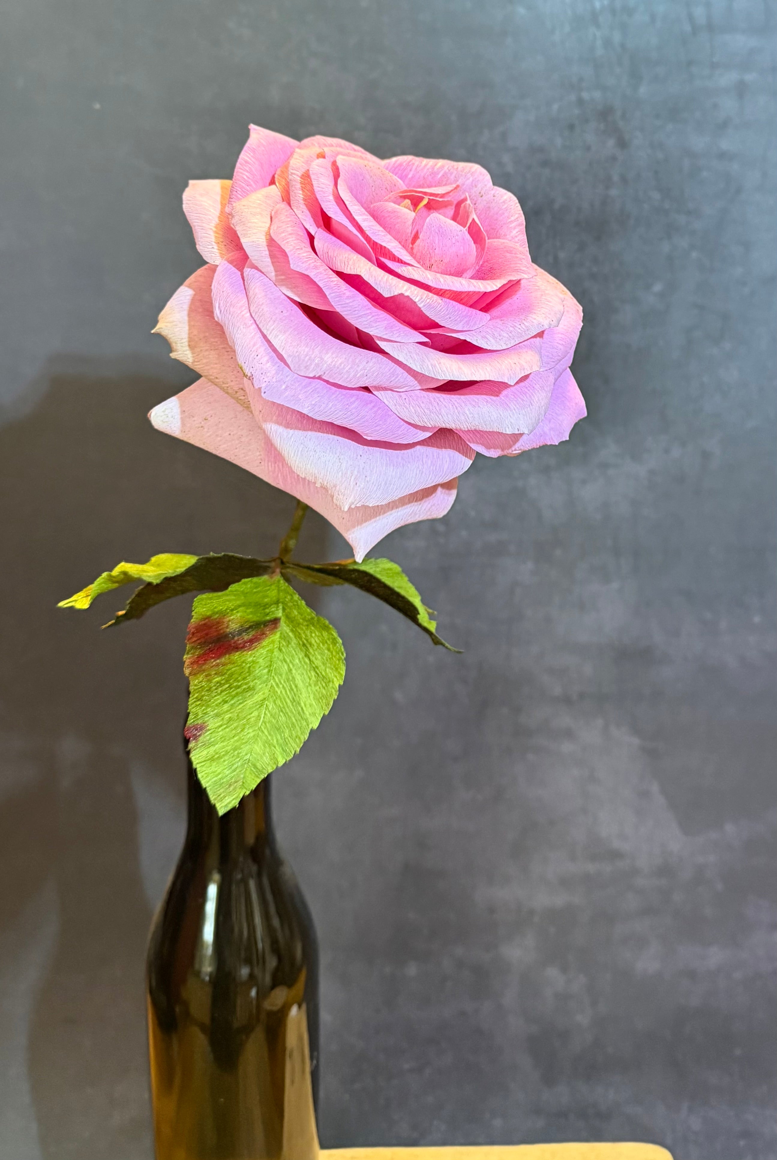 Long Stem Large Pink Rose