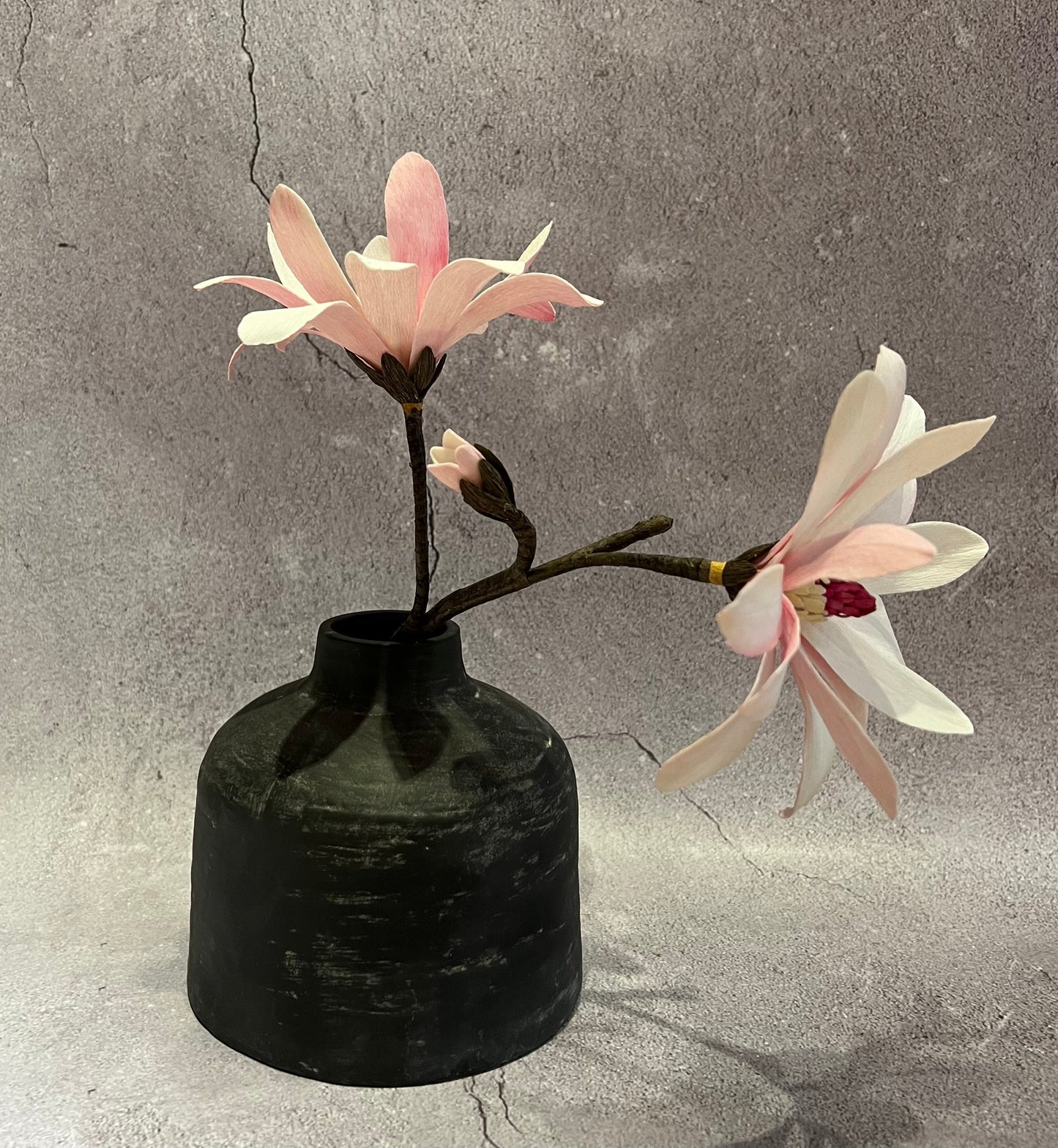 Star Magnolias in vase
